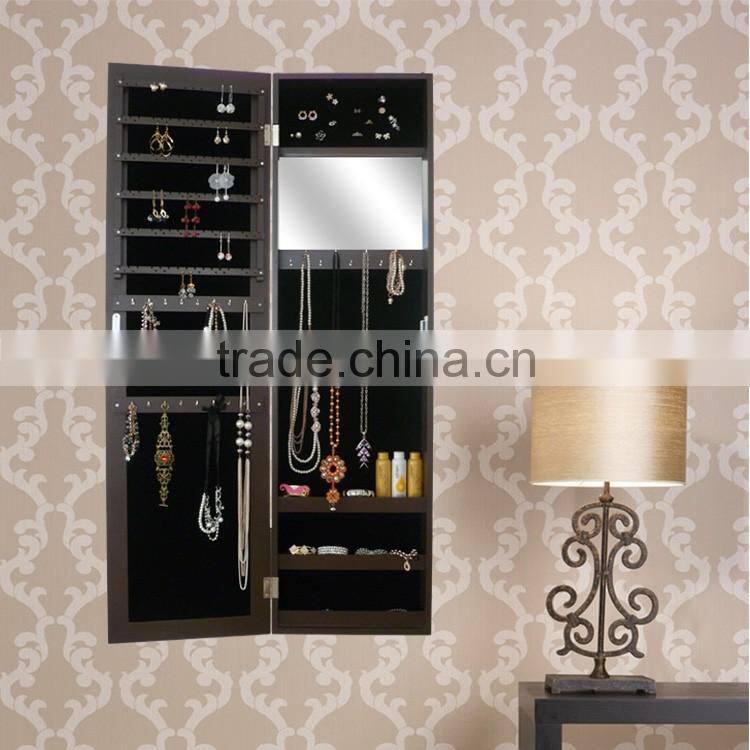 Living Room Cabinet Specific Use and Modern Appearance Wall Mount jewelry armoire
