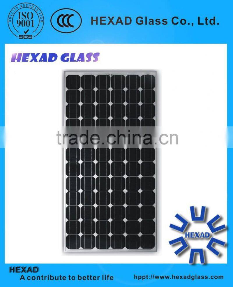 HEXAD High Quality Light Transmittance solar panel cover glass thickness 3.2mm with ISO Certificate