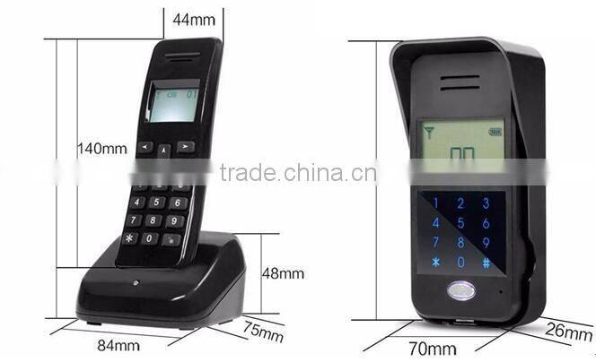 Wireless audio door bell two way audio intercom Duplex intercom for villa and apartments