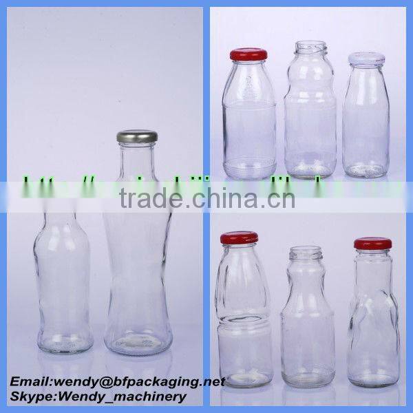 Clear glass wholesale canning jars with lid for storage