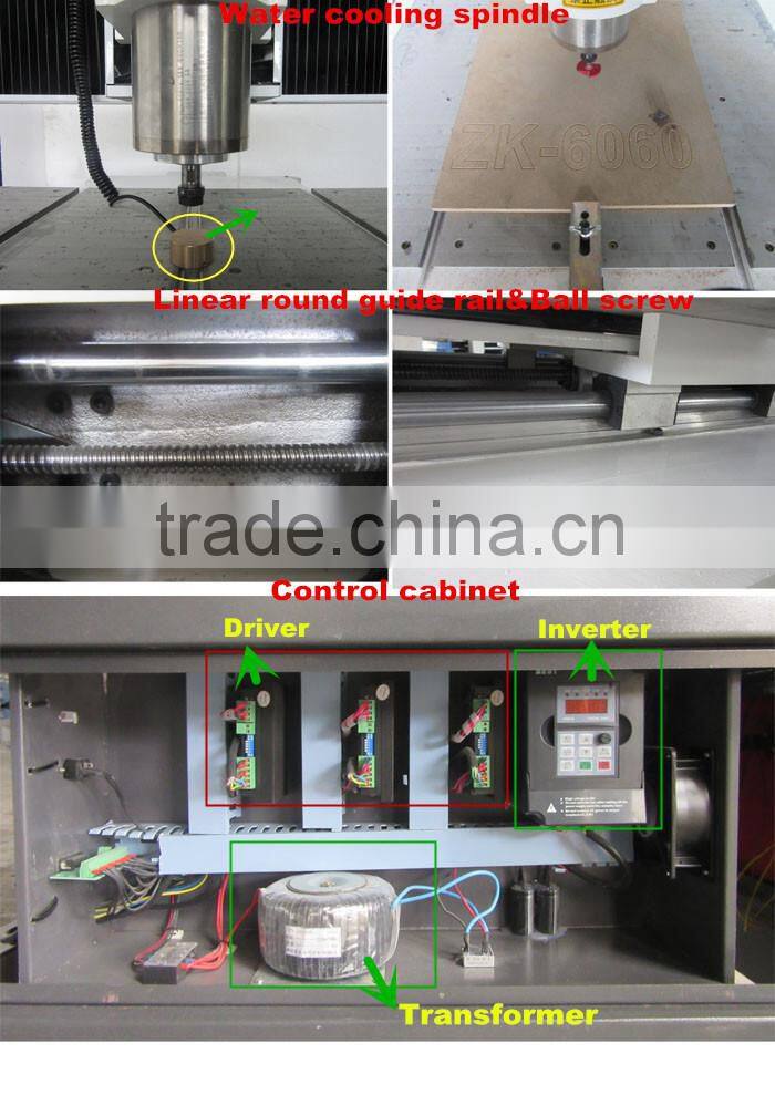 Circuit board making machine with CE /pcb cnc router600*600mm