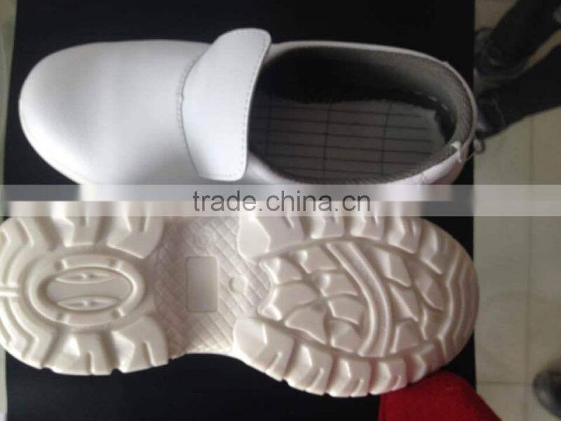 Chemical Resistant clean room safety boots with toe steel