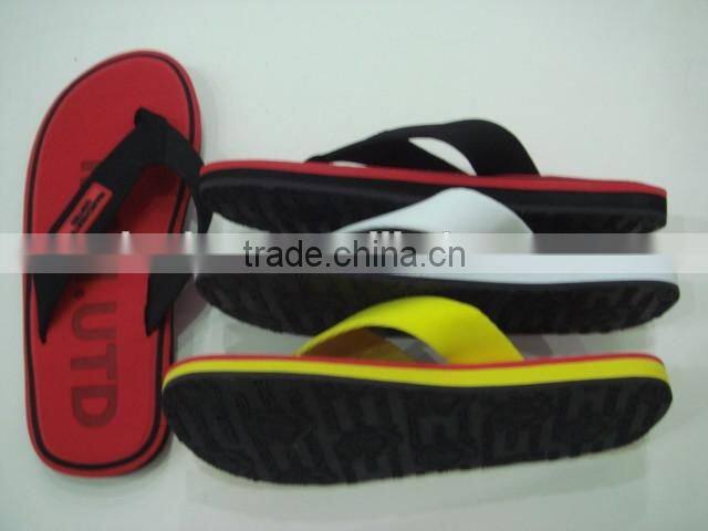 663 LOULUEN Cheap Wholesale Printed EVA Slippers Manufacturing Custom Flip Flops