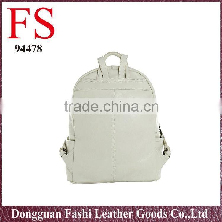 Hiking new genuine leather backpack for school girls