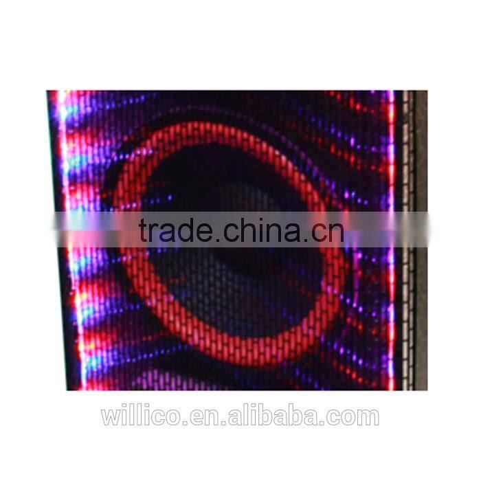 2016 fashion design dual 10" dj speakers with colorful light