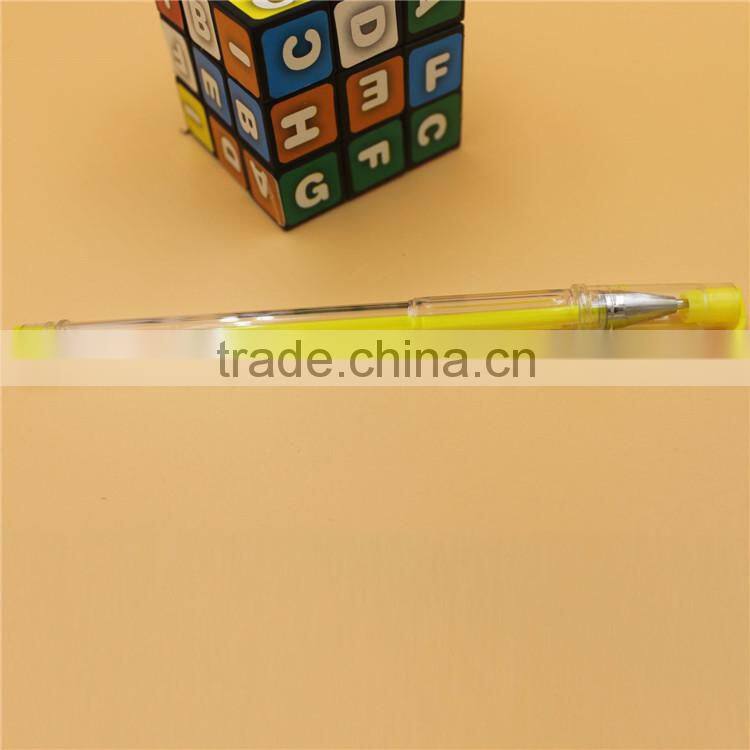 office & school use 6 colors neon gel ink pen set (G-100)