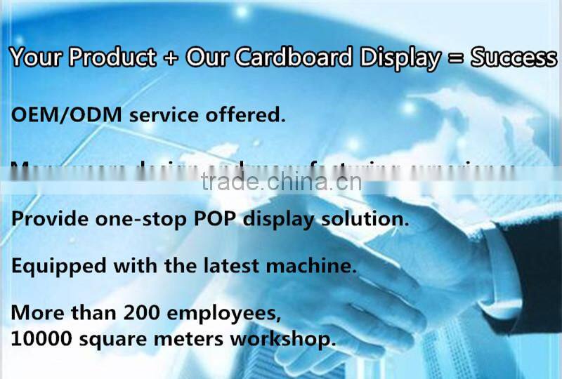 New Durable Contemporary Cardboard Sign Stand Displays