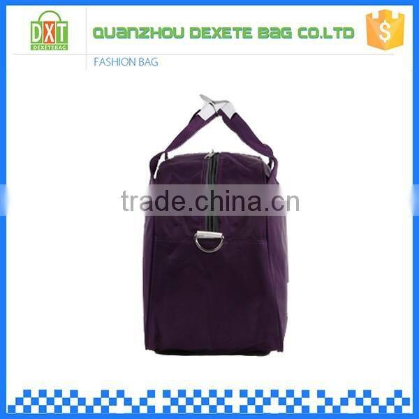 Lightweight nylon purple wholesale custom gym foldable sport bag