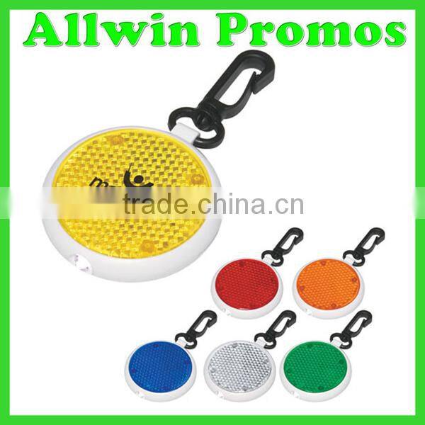 Promotional LED Flashlight Reflector with Keychain