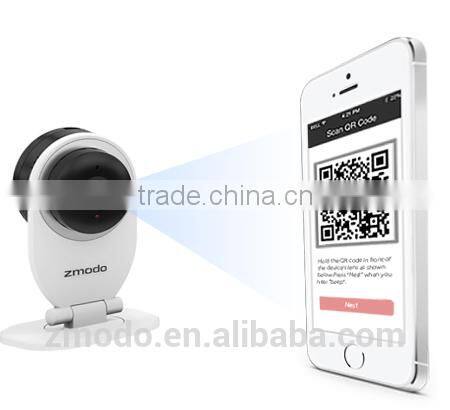Zmodo 720P night view wifi video and audio wireless home use mini IP Camera