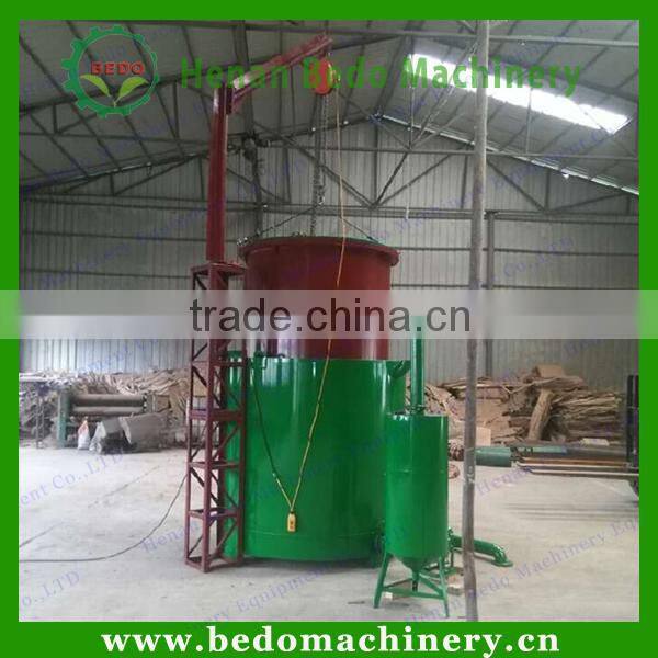 High carbonization rate wood coconut shell charcoal production kiln for sale