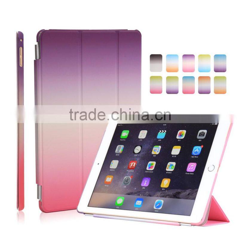 Factory Price Rainbow Color Fancy New Smart Case For Ipad Pro 9.7