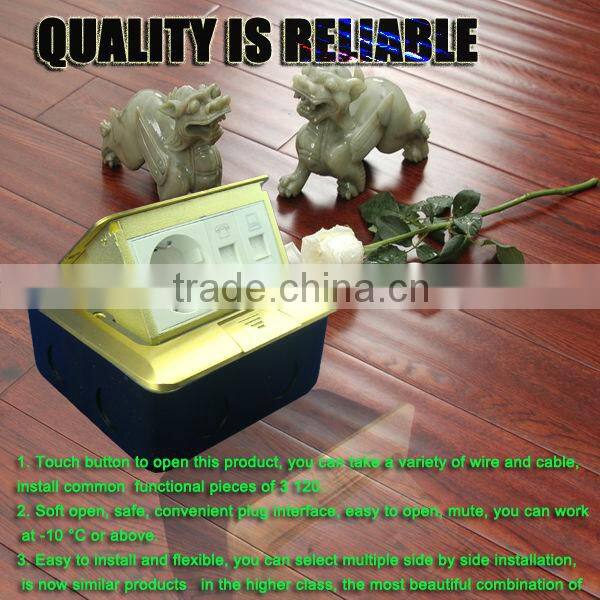 CGZ Brand 2015 new hot sale high-quality hidden floor socket
