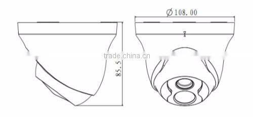 Dahua IPC-HDW4300C Built-in MIC IR HD 1080p IP Camera 3MP IR security cctv Dome Camera Support POE HDW4300C
