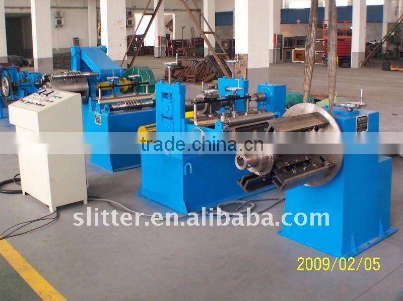 coil metal strips straightening and cut to length line