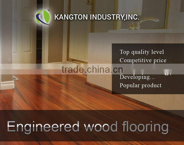 Tap&Go locking Rustic 3 layer hickory waterproof engineered wood flooring