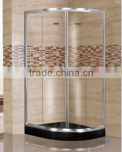 aluminum shower screen D082