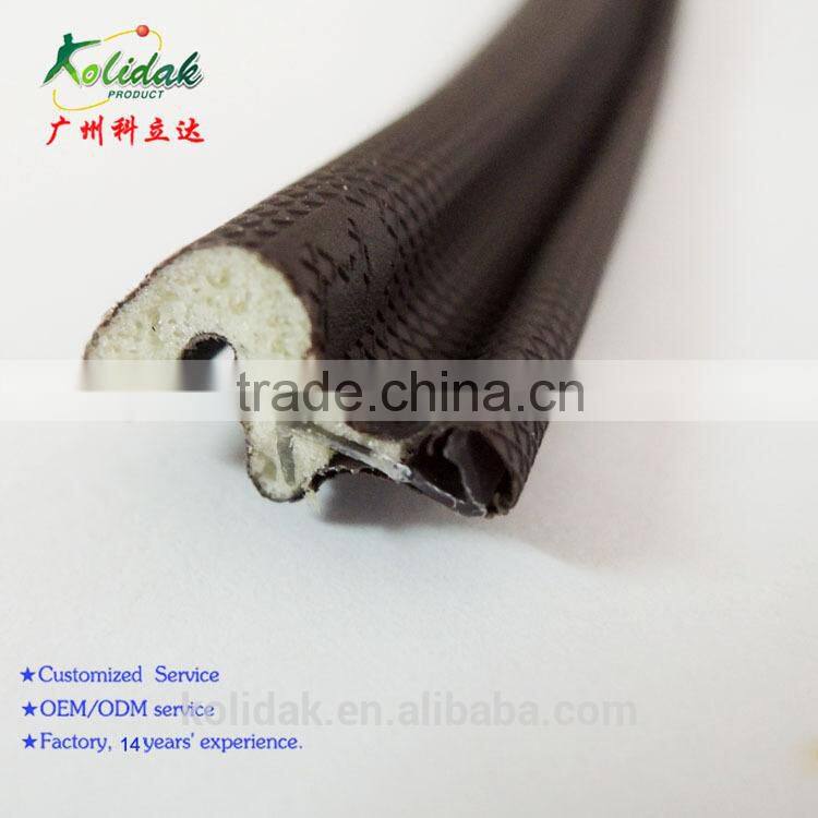 Sponge Co-extrusion PU foam rubber strip for door and window