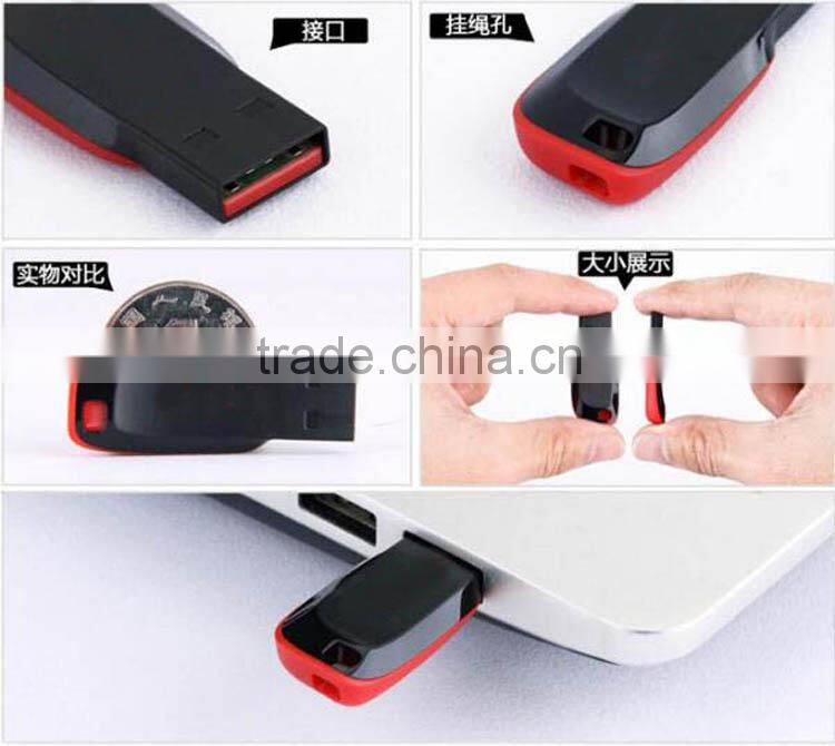 Original Brand Cruzer Blade 64GB USB Flash Drive Key 4 8 16 32 GB Real Capacity Blister Packing Wholesale Bulky