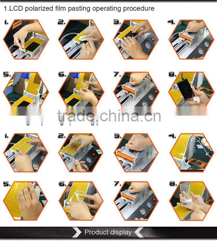 OCAmaster Factory Directly Selling Universal 3 in 1 OCA Film Laminating Machine OM-F3 For OCA & Polarizer Film Laminating