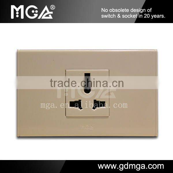 MGA modular Italian sockets with telephone socket