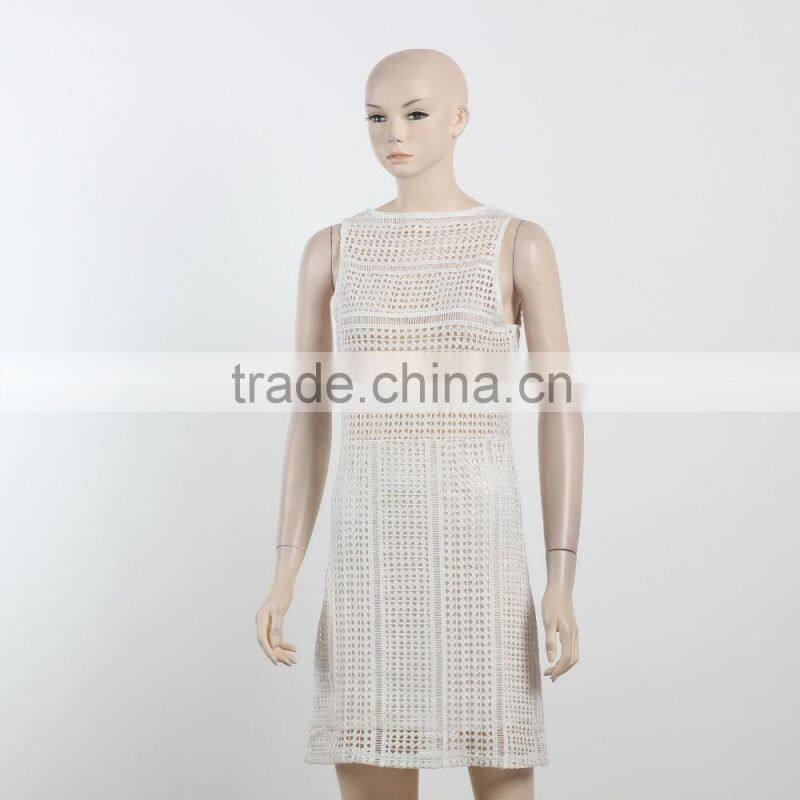 Latest dress 2016 Spring autumn long sleeve dress for mature woman sexy net back dress OEM/ODM supply