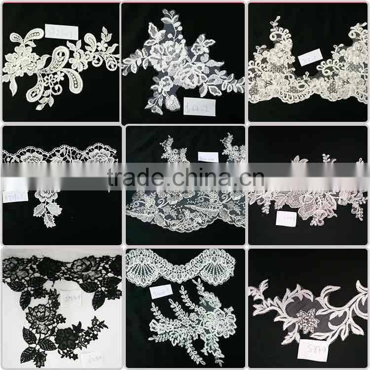 Fashion decorative french lace fabric for wedding dress wholesale China