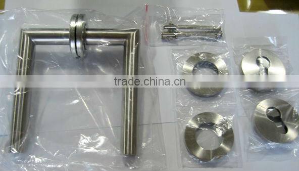 HL004 Stainless steel tube lever main door handle