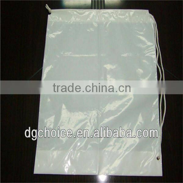 High quality plastic drawstring bag biodegradable