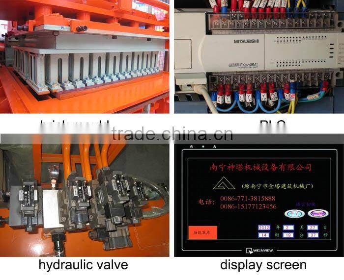 Best Seller QTJ4-18 automatic cement block moulding machine