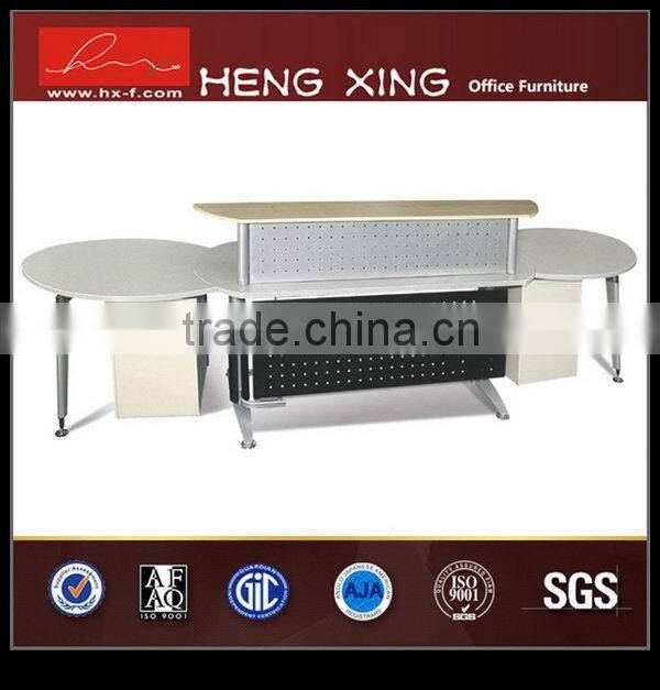 Top quality newly design pure acrylic office reception table