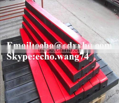 UHMWPE Plastic Rubber Conveyor Impact Bar/conveyor belt impact bar/uhmwpe conveyor impact bed bar