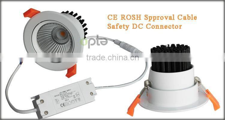 Commercial 230V LED Downlight 10 Watt 20W 30W for Shopping mall Exhibition Hall