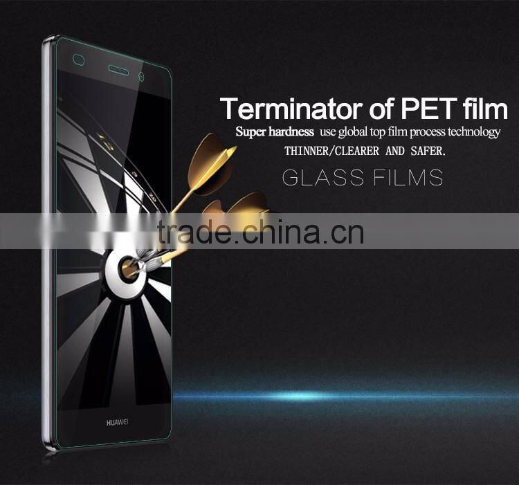 hotsale high transparency anti-glare tempered glass screen protector for Huawei P8