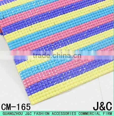 24 * 40mm colorful acrylic hot and drilling Mesh