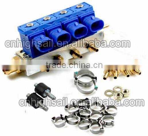 Top quality 4 cylinder injector rail for OMVL Dream XXI system