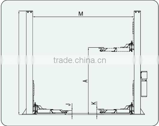 Torin BigRed 3 Ton 2 Post Automotive Lift