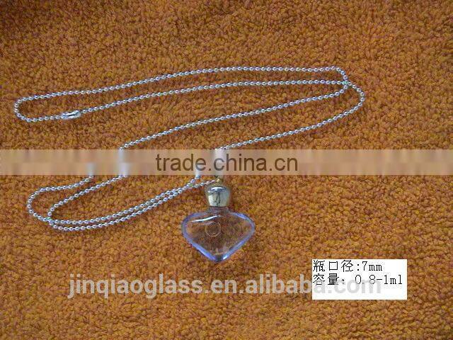 mini perfume glass bottle with different cap