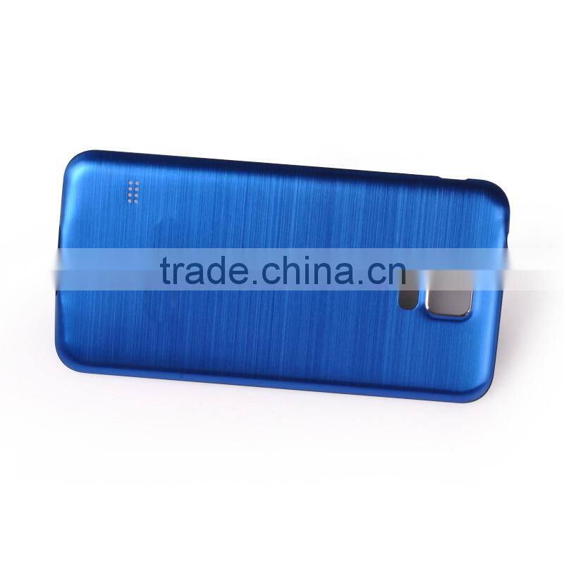 For Samsung Galaxy S5 i9600 Metal Brushed Battery Door Back Cover