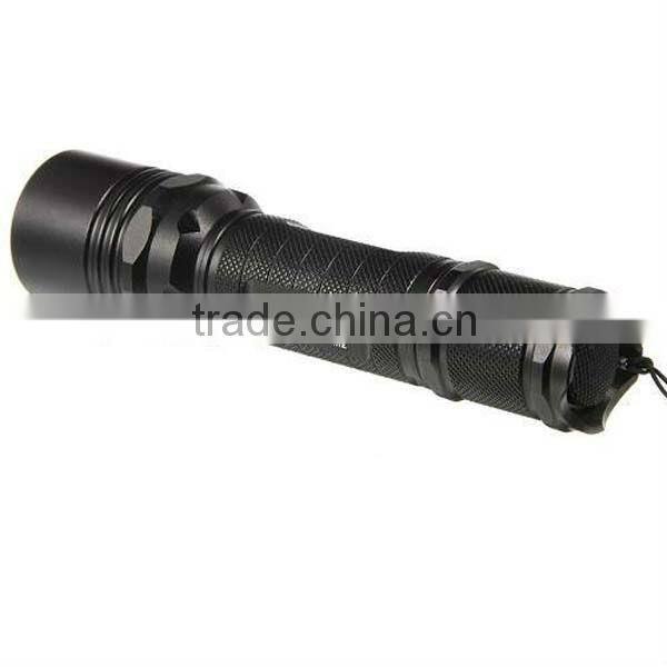 900LM 3-Mode LED Aluminum Torch Flashlight