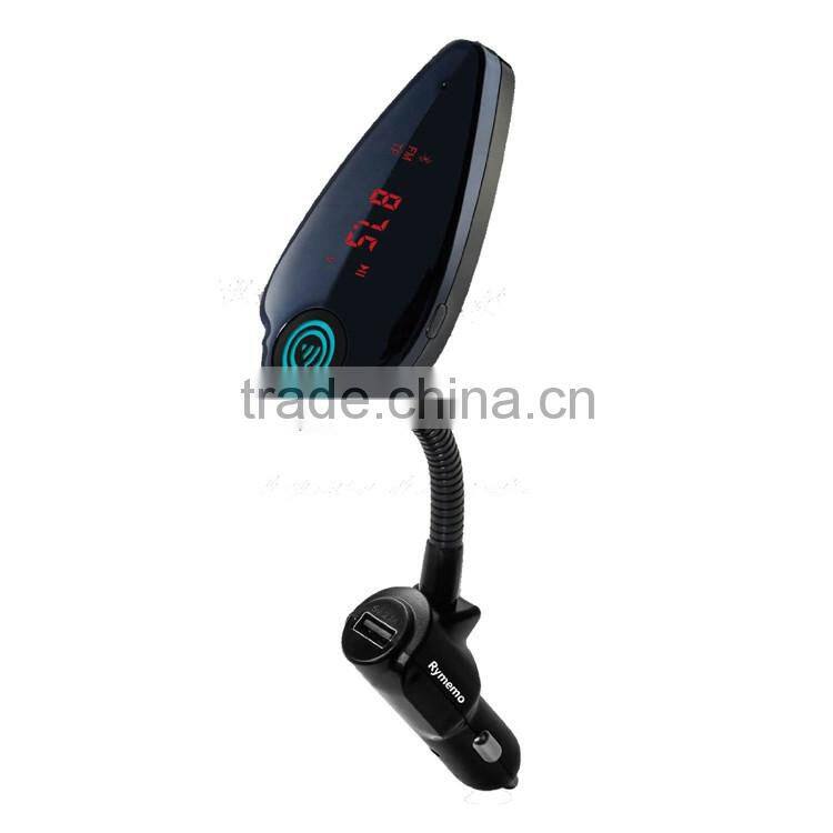 New arrival, Wireless Bluetooth Fm Transmitter Radio Adapter Handsfree Car Kit Car Mp3 Player with usb car charger