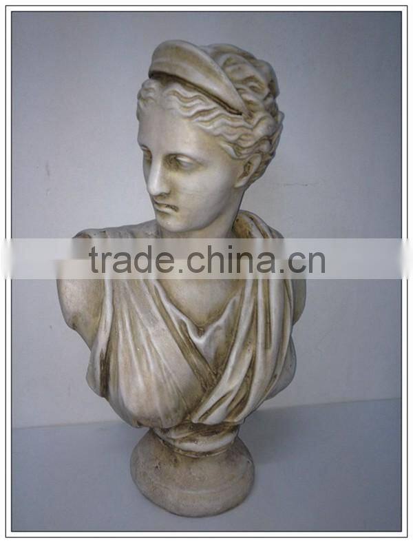 Garden decoration history famous statues, figurine bust