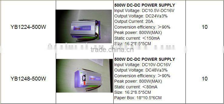 12v to 24v converter for factory price step-up power converter
