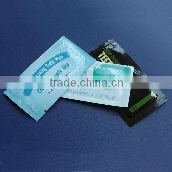 OEM finger brush ups,finger teeth wipe,deep cleaning teeth wipe