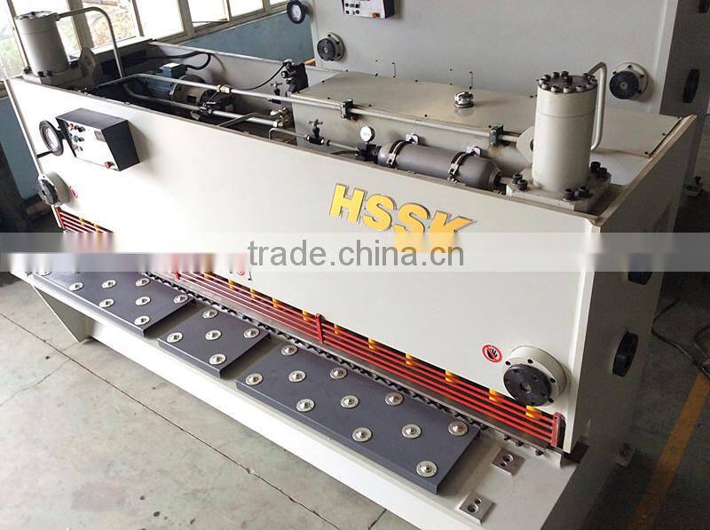 CNC Hydraulic guillotine sheet metal shearing machine
