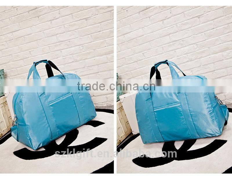 Plastic fancy travel bag made in China