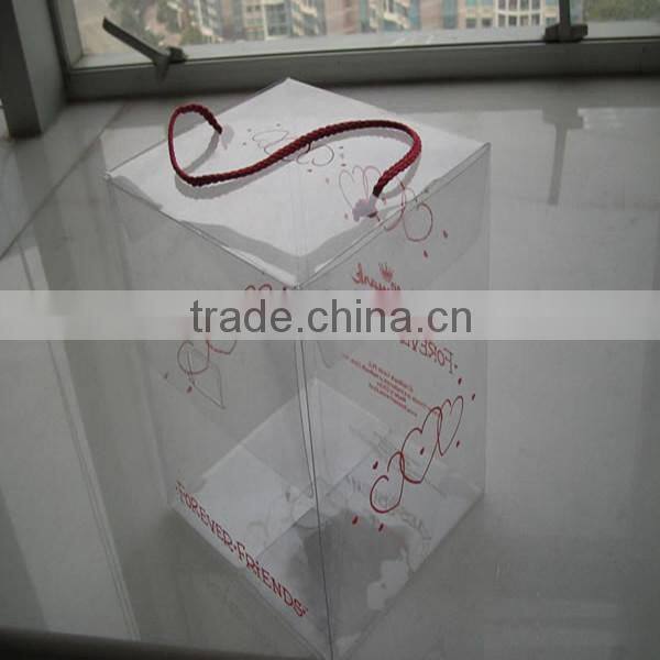 custom convenient transparent pvc boxes plastic cosmetic boxes