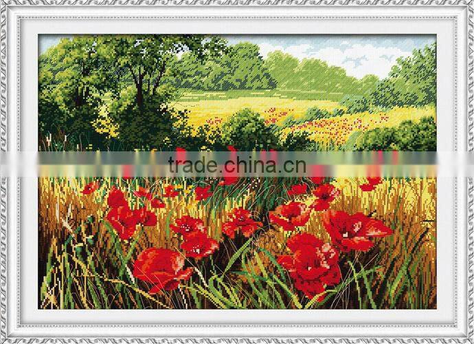Russian packing cross stitch fabric