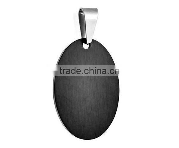 Personalized stainless steel custom engraved pendant necklace jewelries