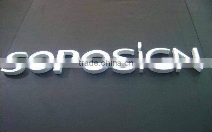 Clear Waterproof Outdoor Advertising Acrylic Letter Signs